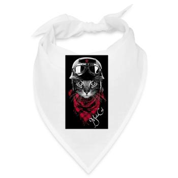 Katzensammlung - Bandana - Weiß - Vorne
