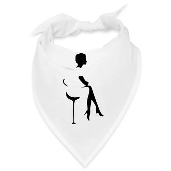 Restaurant - Bandana - Weiß - Vorne