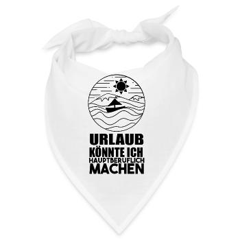Segel Urlaub - Bandana - Weiß - Vorne
