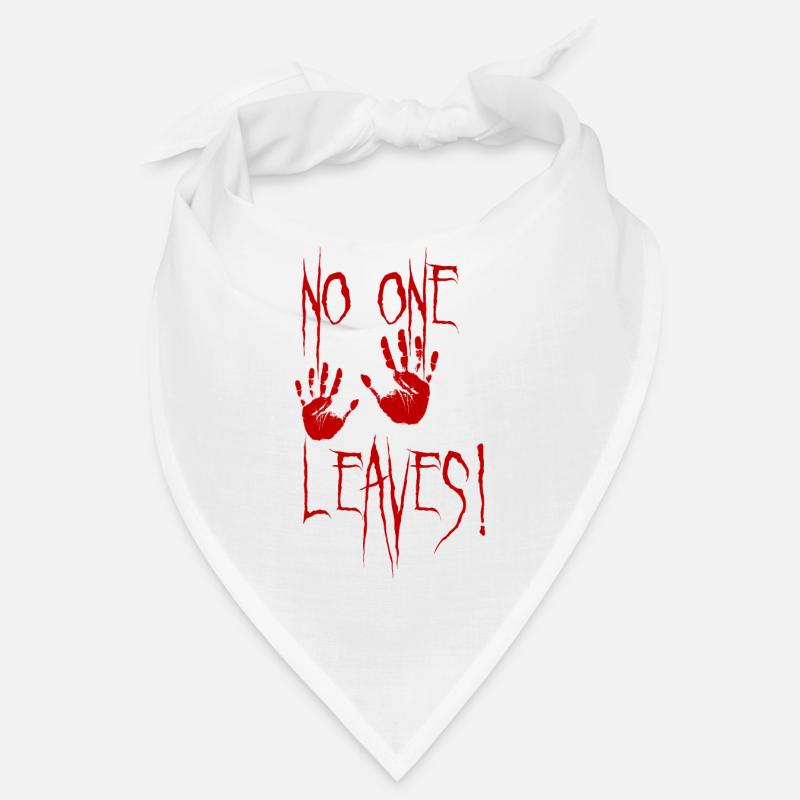 No one leaves by hand - Horror Halloween Bandana