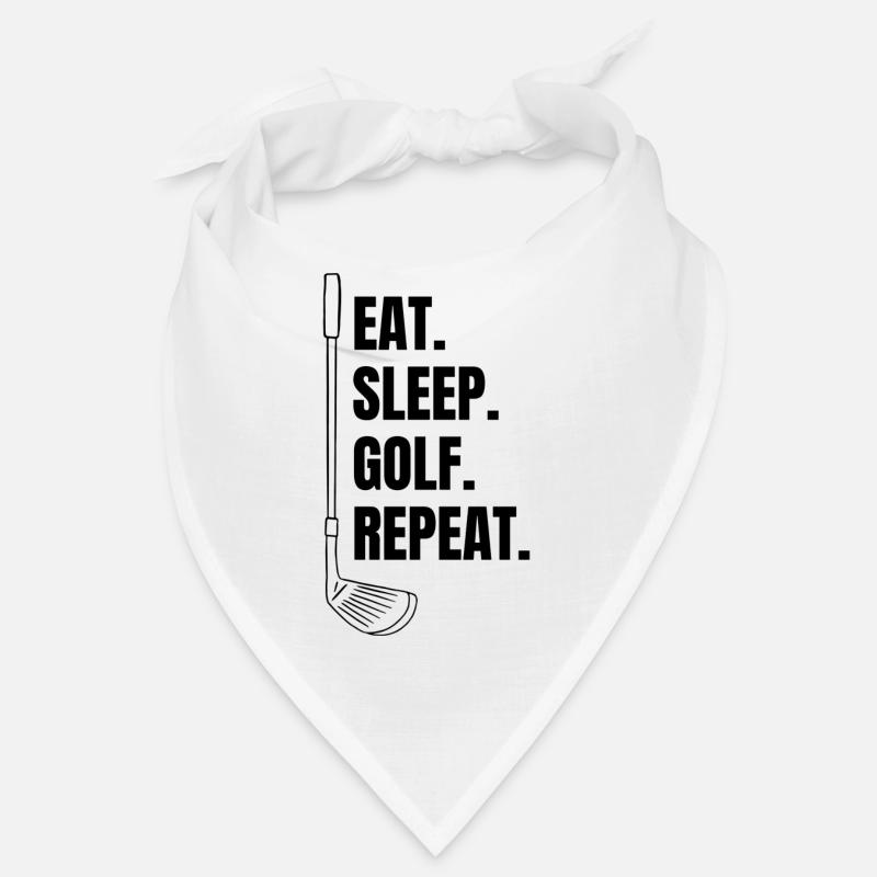 Golf Golfschläger Spruch Golfball Golfspielerin Bandana