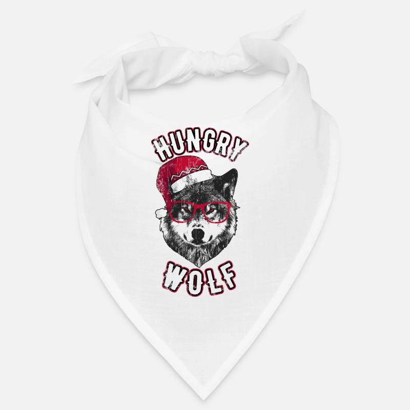 Hungry Wolf – Grumpy Christmas Wolf Bandana