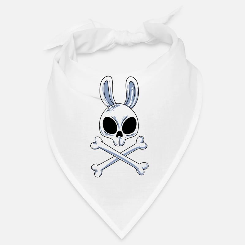 Conception de crâne avec de grandes oreilles Bandana