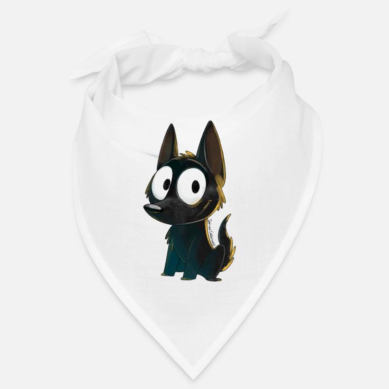 Schwarzer Kelpie Bandana