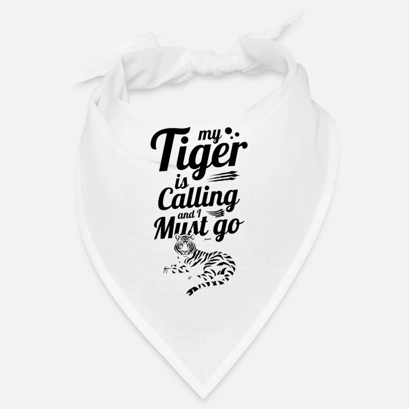 lustiger Spruch mit einem Tiger aus Asien Bandana