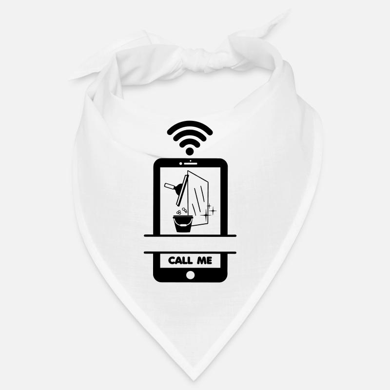 Appelez-moi téléphone windowlapper Bandana