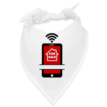 Rufen Sie mich an Telefonhaus zum Verkauf - Bandana - Weiß - Vorne