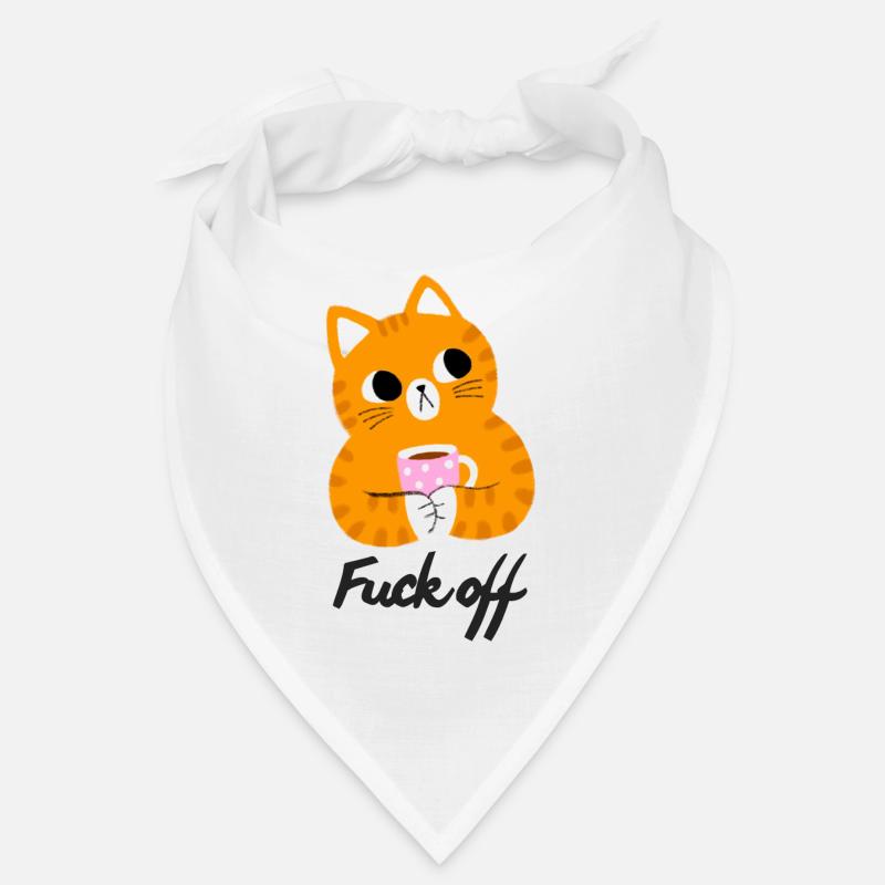 Genervte Katze Bandana