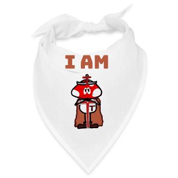I am T! - Bandana - Weiß - Vorne