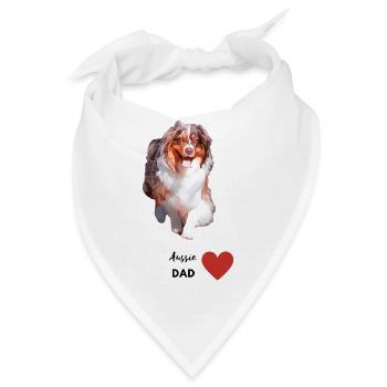 Aussie Dad - Bandana - Weiß - Vorne