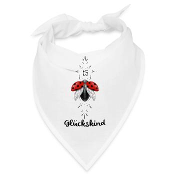 Glückskind - Bandana - Weiß - Vorne