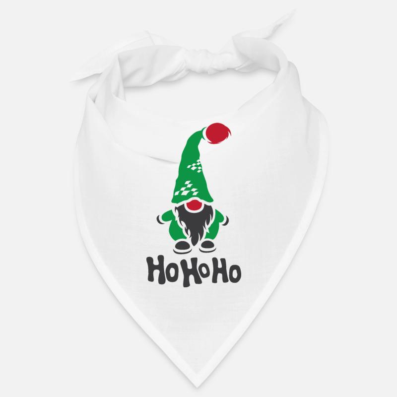 hohoho gnome christmas icon icon graphic Bandana