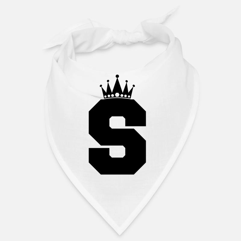 buchstabe S Krone Bandana