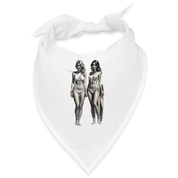 Sommerliche Strandmomente im Bikini - Bandana - Weiß - Vorne