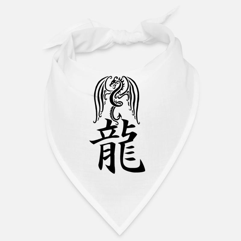 Japanischer schwarzer Drache Bandana