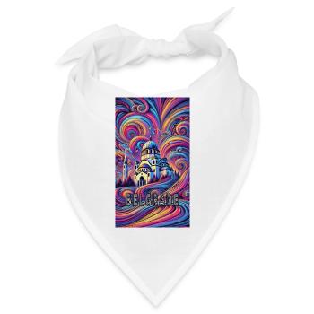 Belgrad Serbien Panorama Design - Bandana - Weiß - Vorne