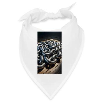 Kette - Bandana - Weiß - Vorne