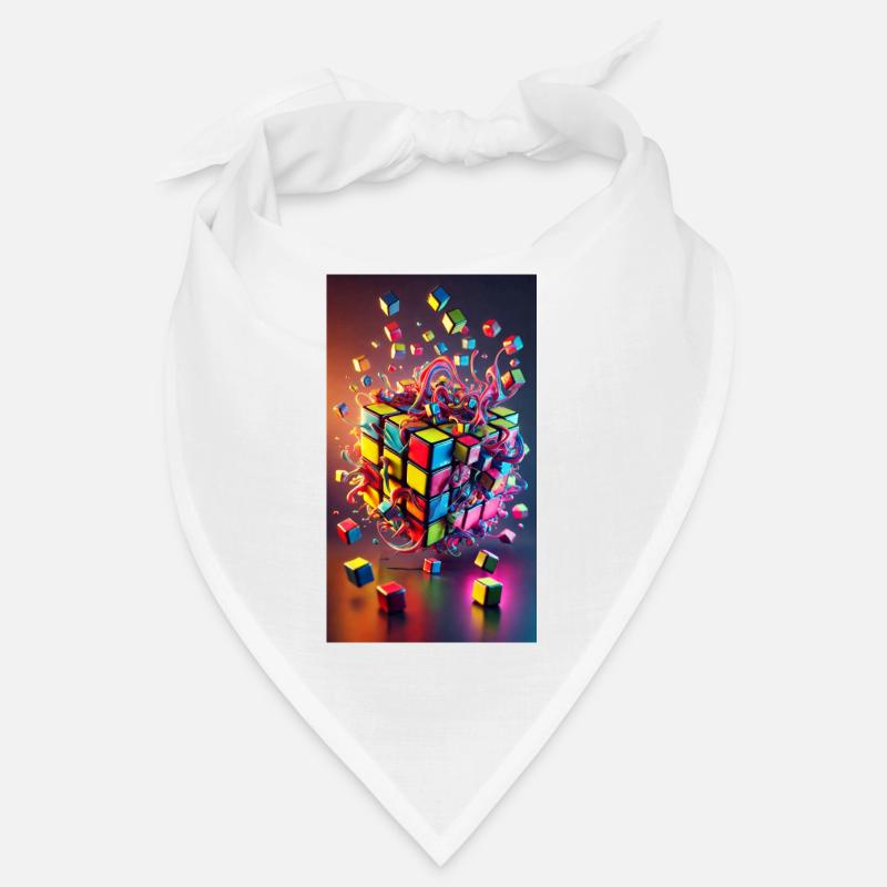 Farbexplosionswürfel Bandana