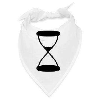 Stundenglas - Bandana - Weiß - Vorne