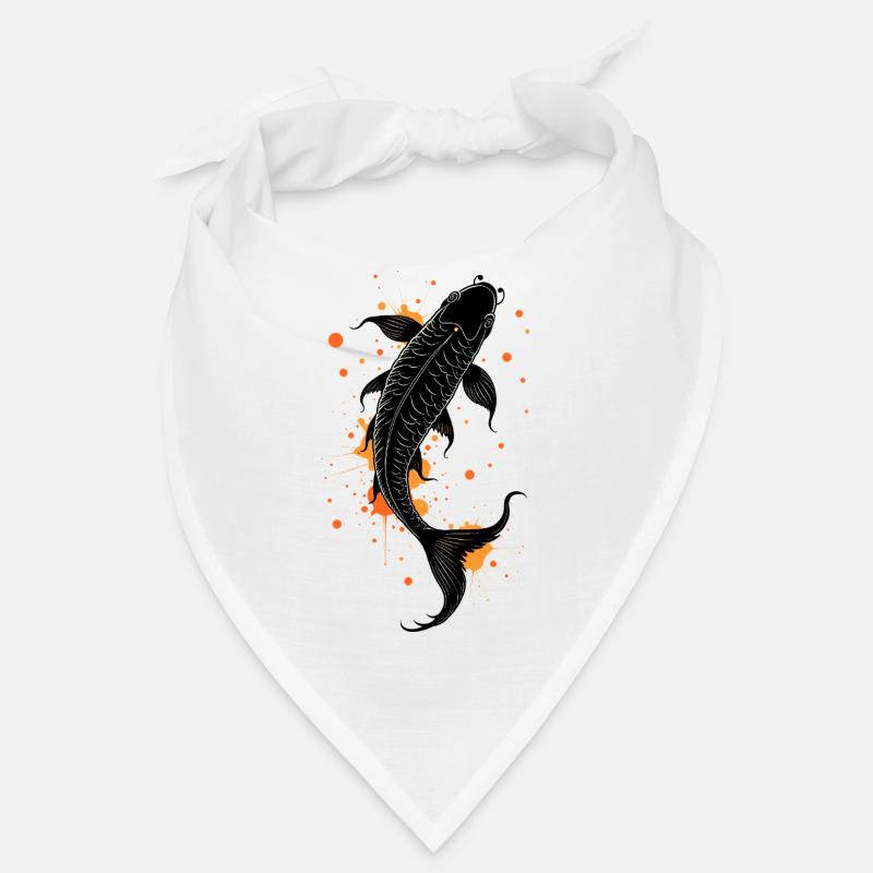 Calligraphie de poisson Koi Bandana