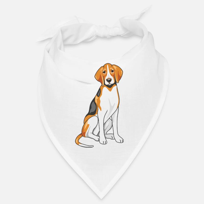 Sitting foxhound Bandana