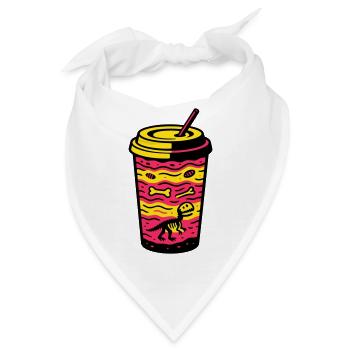Matcha Dino Cup - Bandana - Weiß - Vorne