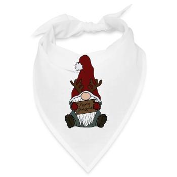 Wichtel  - Bandana - Weiß - Vorne
