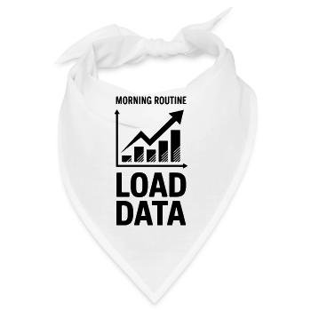 Datenanalyst Spruch Lustiges Datenanalyst Geschenk - Bandana - Weiß - Vorne