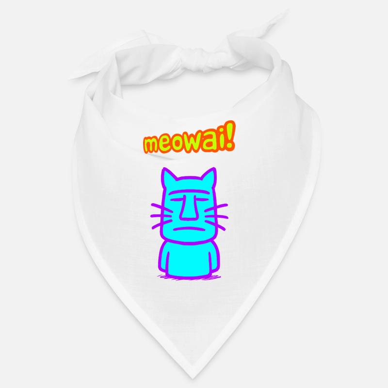 Moai-Katze Bandana