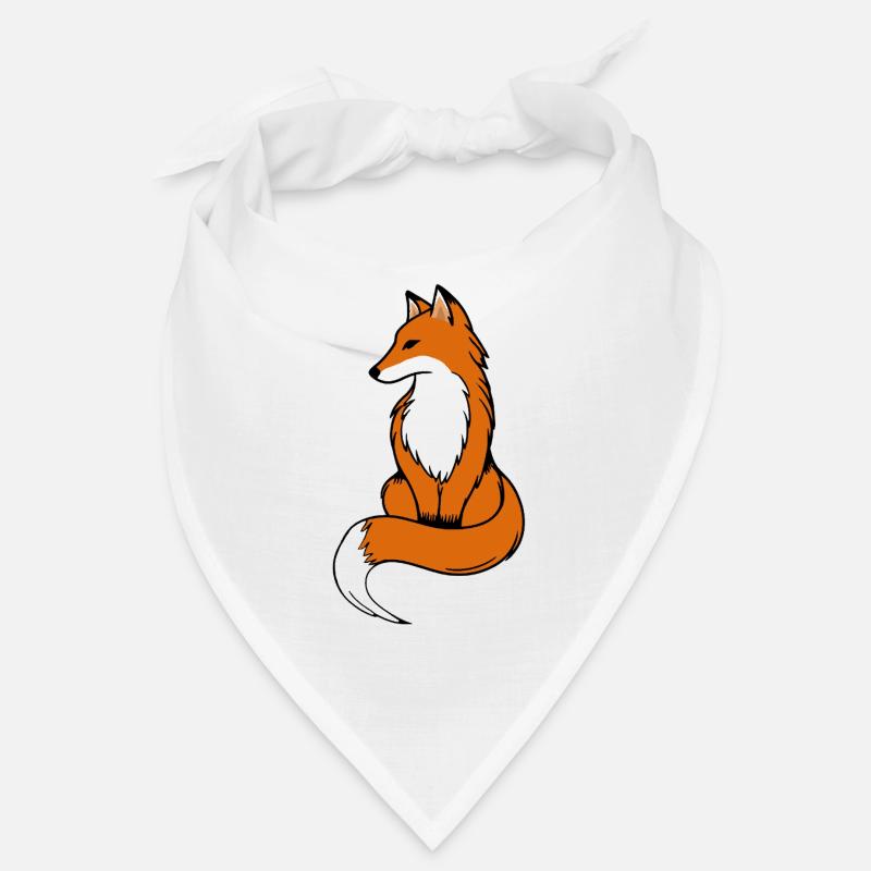 Fuchs - Bandana - Weiß