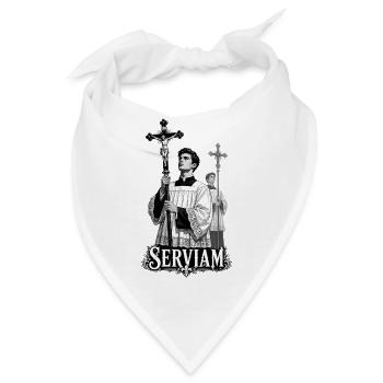 Serviam - Katholisch - Bandana - Weiß - Vorne