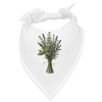 Kräuterstrauss – Botanical Vintage - Bandana - Weiß - Vorne