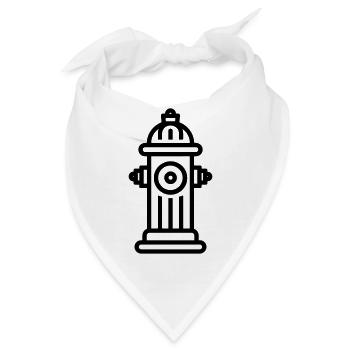 Hydrant - Bandana - Weiß - Vorne