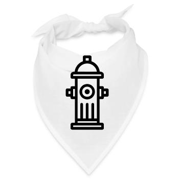Hydrant - Bandana - Weiß - Vorne