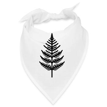 Farn - Bandana - Weiß - Vorne