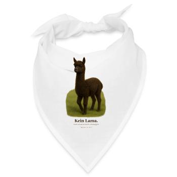 kein-lama - Bandana - Weiß - Vorne