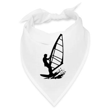 Kitesurfen - Bandana - Weiß - Vorne