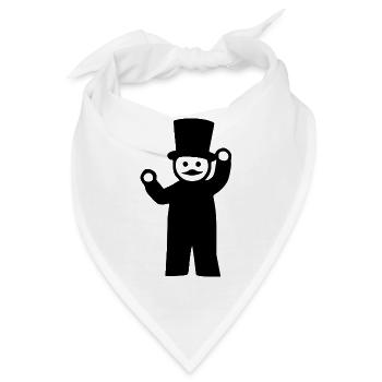 Schornsteinfeger - Bandana - Weiß - Vorne