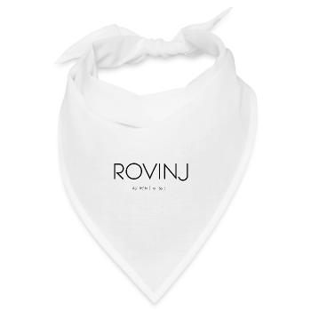Rovinj, Rovigno, Istrien, Kroatien, Europa, Adria - Bandana - Weiß - Vorne