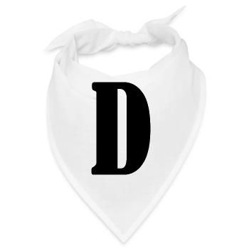 D - Bandana - Weiß - Vorne