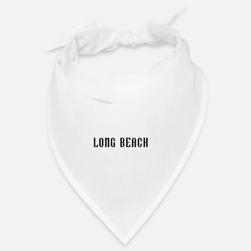 Plage de Long - Bandana - blanc