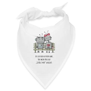 GEFÄLLT MIR - Charlie & Charlotte - Bandana - Weiß - Vorne