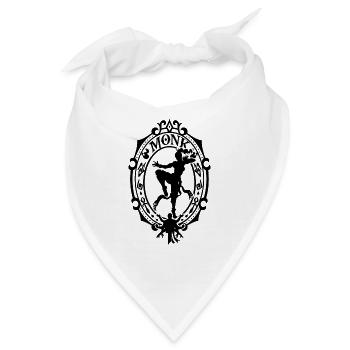 Mönch weiblich - Bandana - Weiß - Vorne