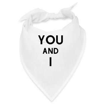 you and I - Bandana - Weiß - Vorne