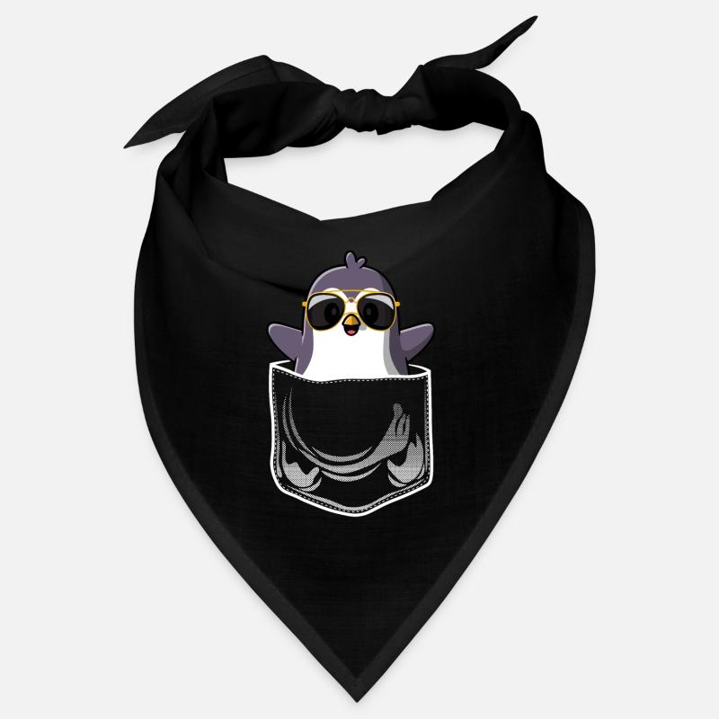 Pinguin Brusttasche Sonnenbrille Pocket Bandana