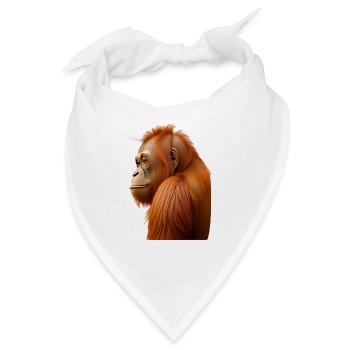 Orang-Utan - Bandana - Weiß - Vorne