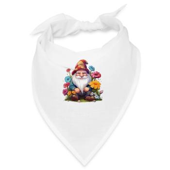 Gartenzwerg - Bandana - Weiß - Vorne