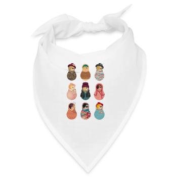 Matroschka Babes 2 - Bandana - Weiß - Vorne