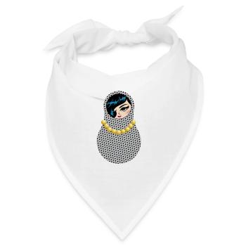 Matroschka Anja - Bandana - Weiß - Vorne