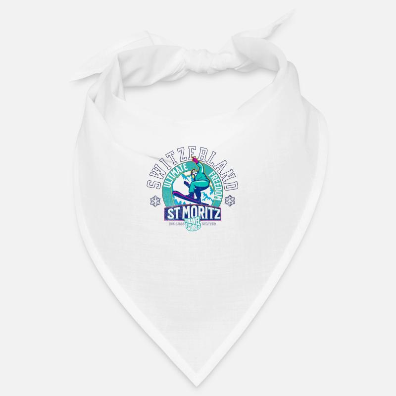Switzerland St Moritz endless winter Bandana